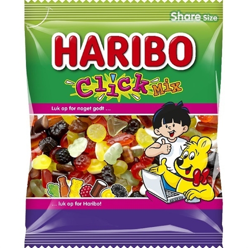 (Gratis ved køb for 600kr) - Click Mix 120g - Haribo